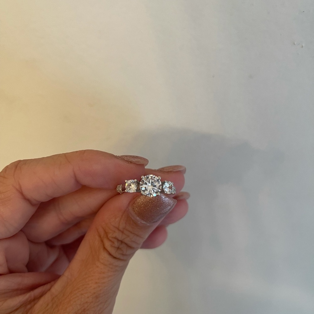 CZ and Sterling Silver Ring